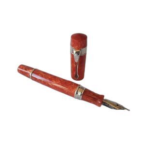 Ancora Perla Orange Fountain Pen - Levenger Special Edition - NEW IN BOX